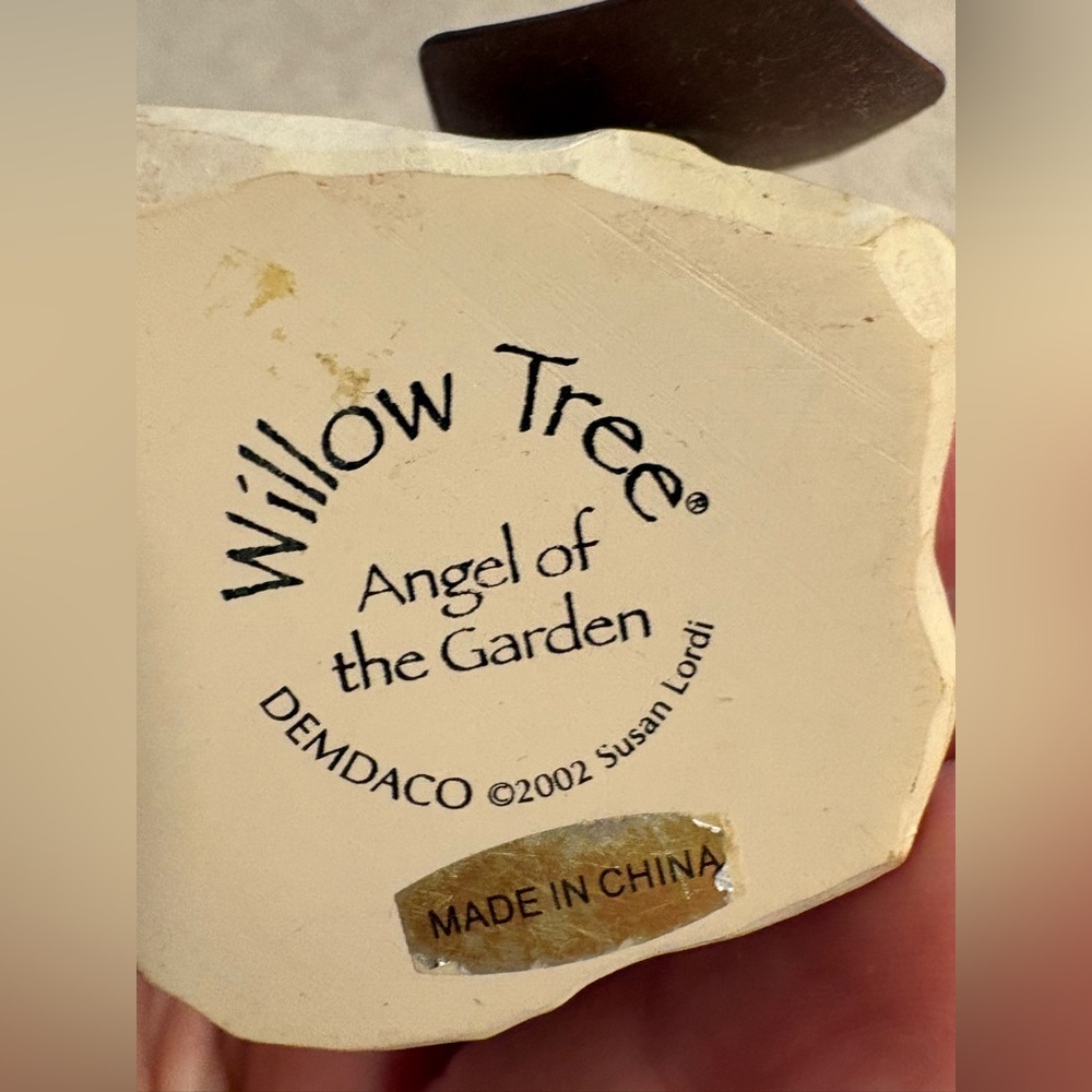 Vintage Susan Lordi Demdaco Willow Tree Angel of the Garden Figurine 2002 5.5”T - Picture 6 of 6